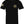 Front of Commando Tee in black featuring small skull and snake chest graphic with American flag printed on the sleeve.